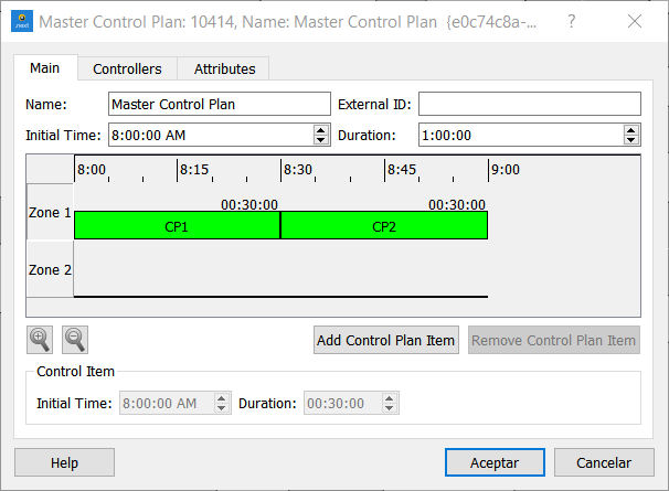 Exemplo de Tempo Médio de Controle MCP