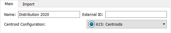 Editor de Conjunto de Dados de Distribuição e Divisão Modal