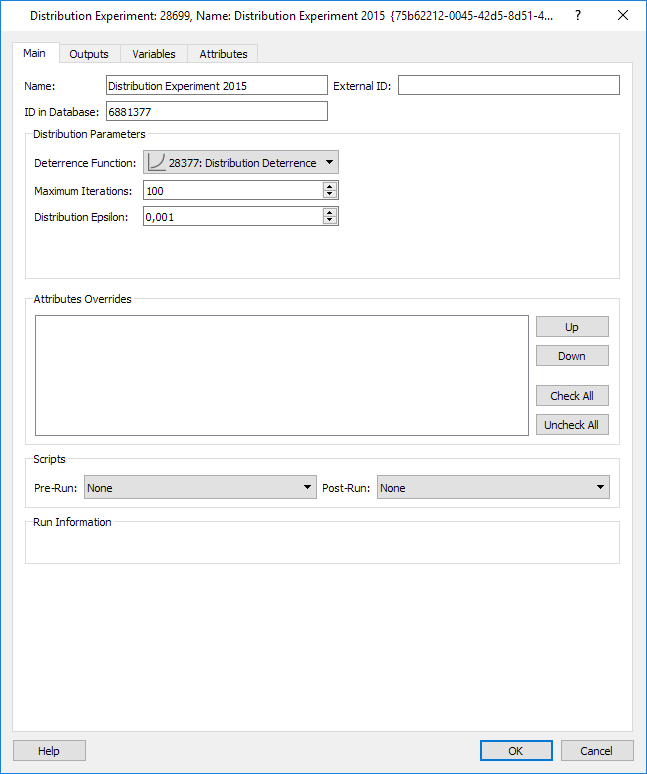 Experimento de Distribuição