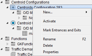 Ativando uma Configuração de Centroide