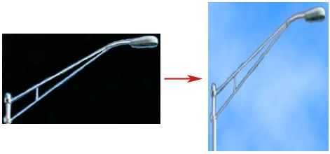 Arquivo TGA original vs. sua representação em uma visualização 3D