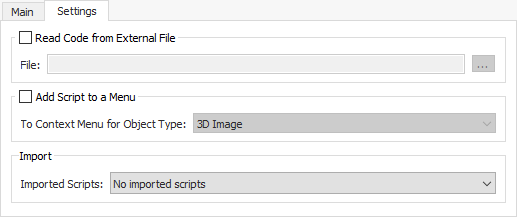 Atribuindo um script a Seções