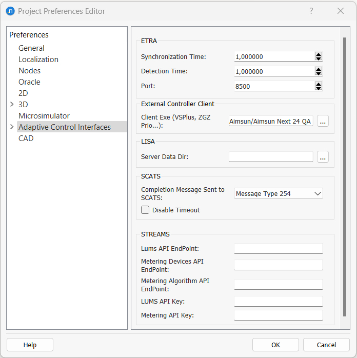 Preferências do Projeto de Interfaces de Controle Adaptativo