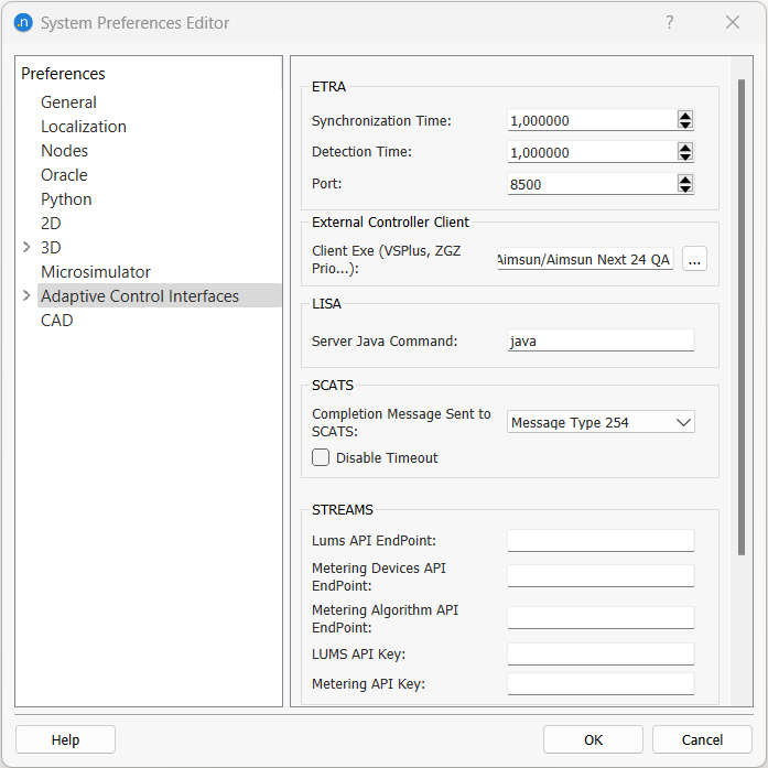 Preferências de Interfaces de Controle Adaptativas